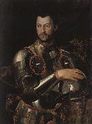 ALLORI Alessandro Cosimo I dressed in a portrait of Qingqi Breastplate Spain oil painting artist